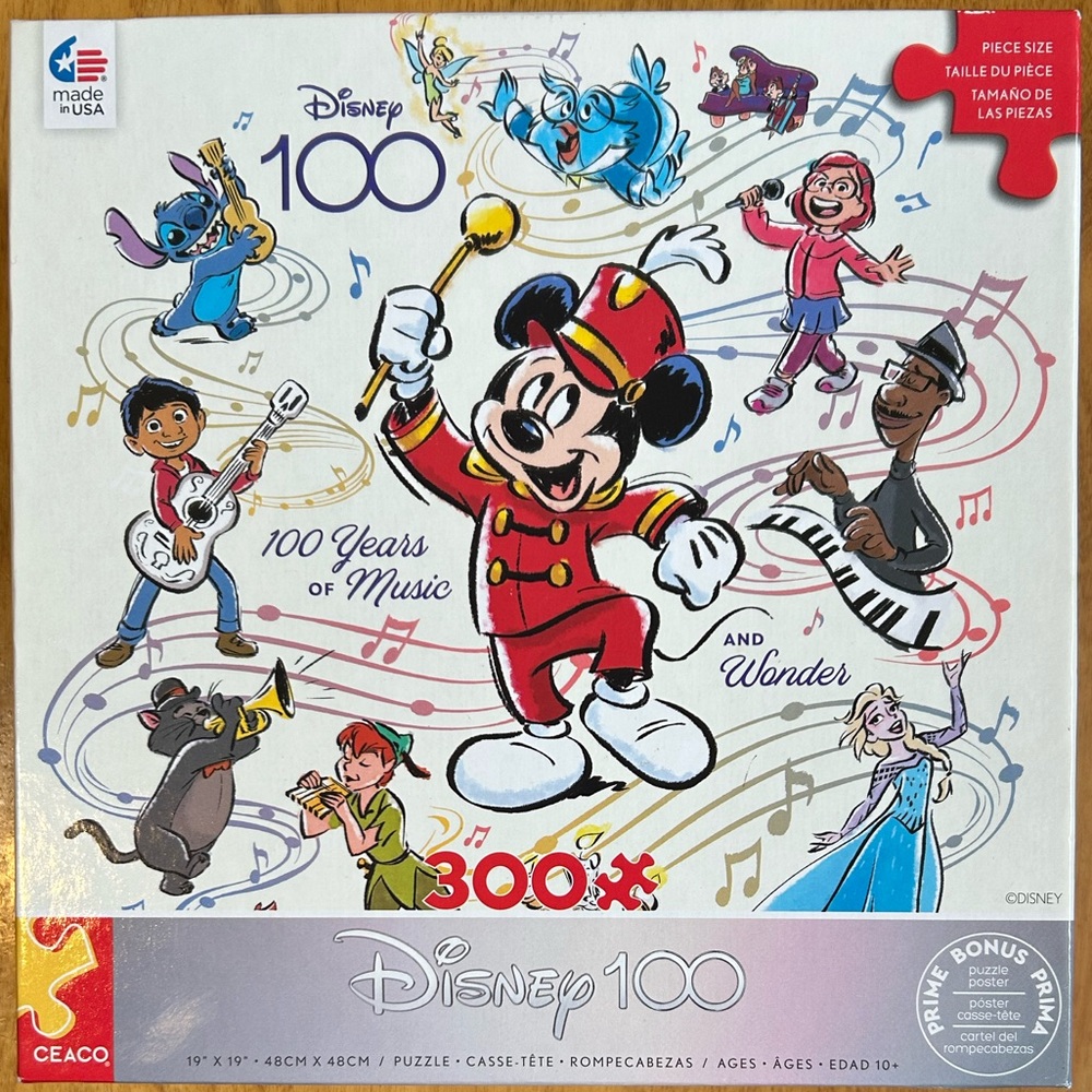 Disney 300 pc Puzzle - Disney’s 100th Anniversary -  “Special Moments”